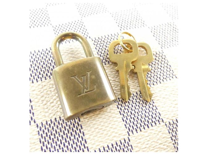 Borsa Boston Louis Vuitton Damier Azur Speedy 25cm Blu - vista 3