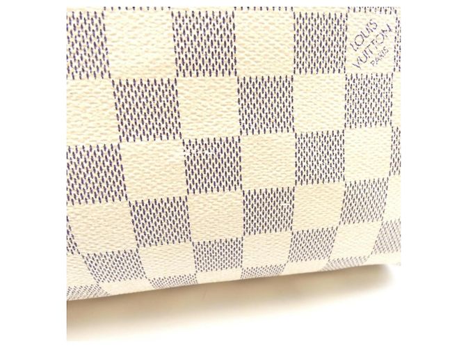 Borsa Boston Louis Vuitton Damier Azur Speedy 25cm Blu - vista 4