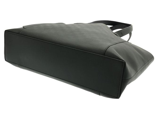 Borsa Louis Vuitton Damier Infini Cabas Voyage Nero - vista 3