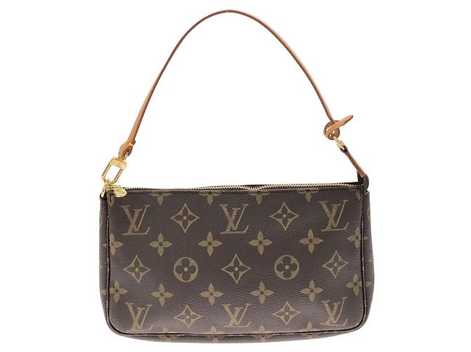 Pochette Accesorios Monograma Louis Vuitton Castaño - vista 2