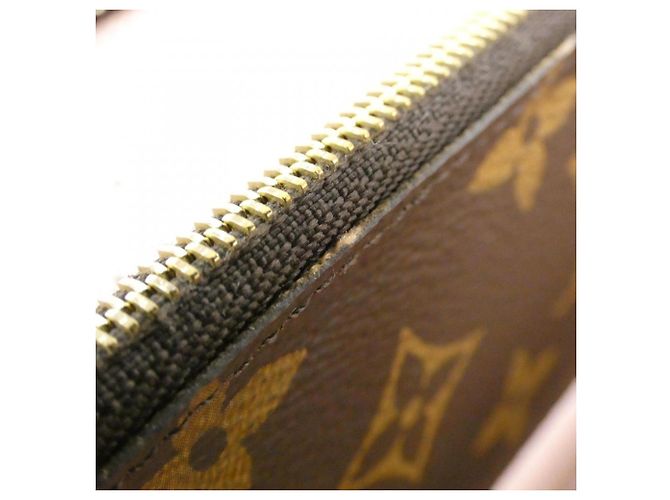 Cartera Clemence Monograma Louis Vuitton Castaño Rosa - vista 10