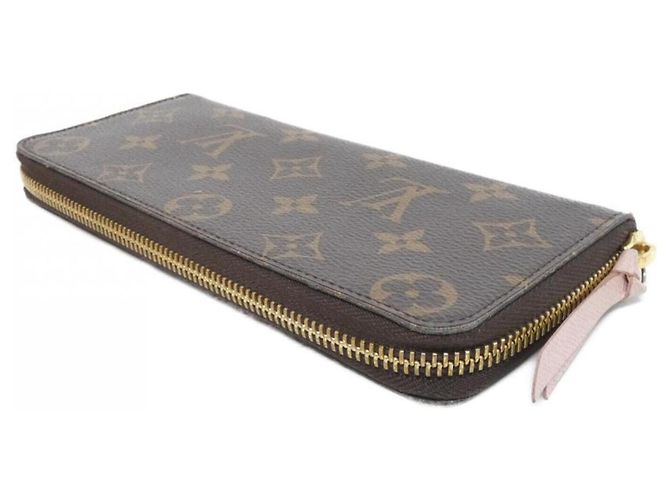 Cartera Clemence Monograma Louis Vuitton Castaño Rosa - vista 2