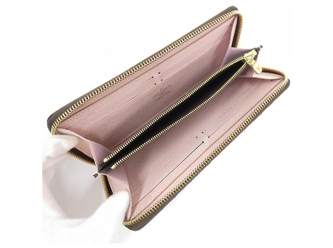 Cartera Clemence Monograma Louis Vuitton Castaño Rosa - vista 7