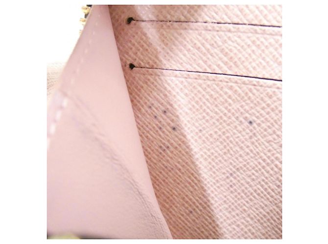 Cartera Clemence Monograma Louis Vuitton Castaño Rosa - vista 8