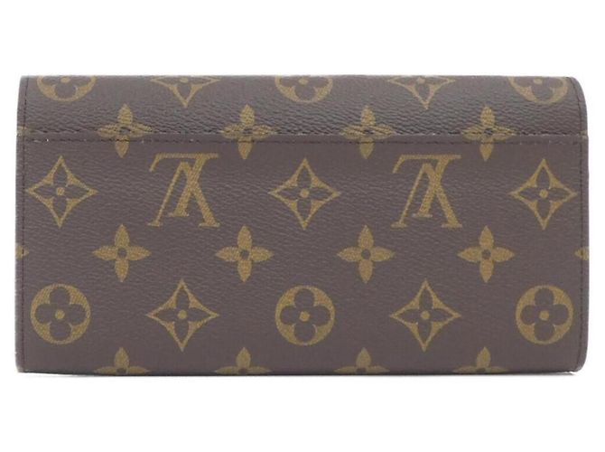 Louis Vuitton Monogram Portefeuille Sarah M62235 Wallet Castaño Rosa - vista 2