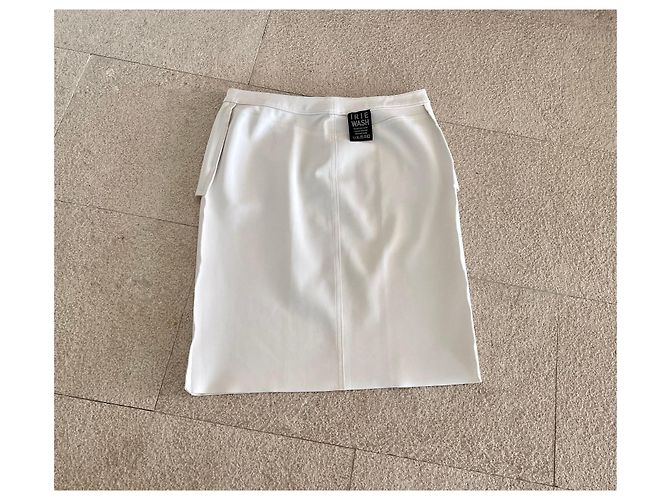 Autre Marque IRIÉ Wash weißer Bleistiftrock Größe 38-40 - Ansicht 8