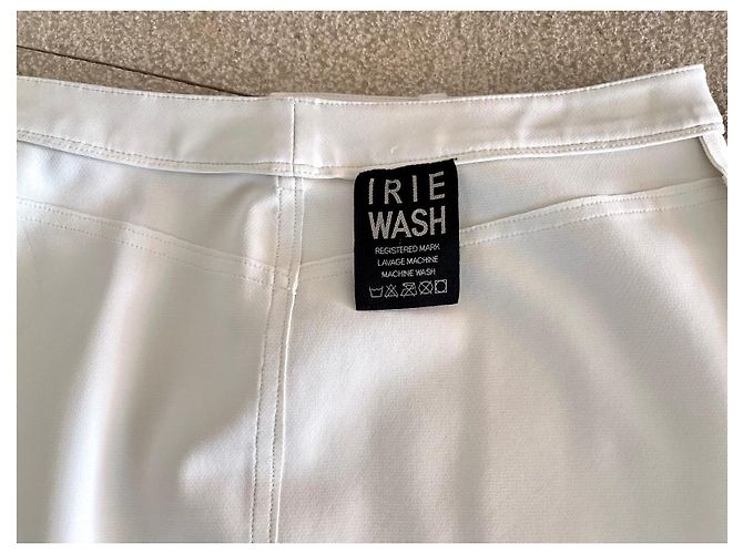 Autre Marque IRIÉ Wash weißer Bleistiftrock Größe 38-40 - Ansicht 9