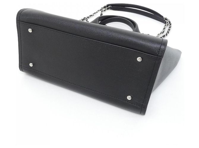 Borsa Chanel Deauville Line 57069 Nero - vista 3
