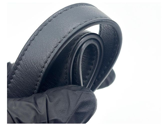 Bottega Veneta Virgule Intrecciato Nappa Piccolo Nero - vista 7