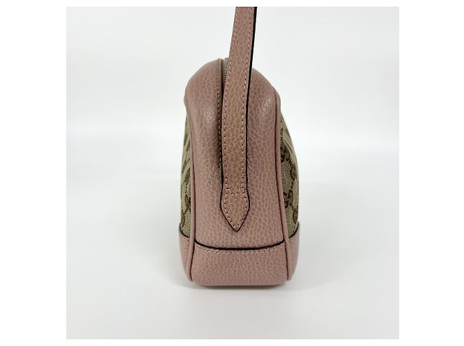 Gucci Bree Disco GG Canvas Mini mit Leder Braun - Ansicht 4