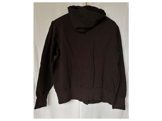 Autre Marque Sudadera con capucha ORNY marrón de algodón - vista 3
