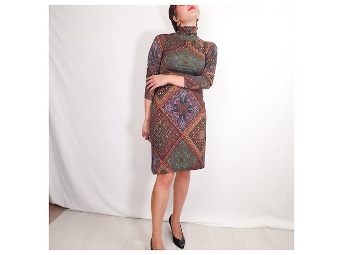 Etro Paisley-Print Kleid Multicolour Mehrfarben - Ansicht 10