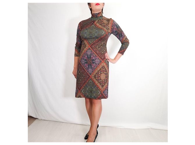 Etro Paisley-Print Kleid Multicolour Mehrfarben - Ansicht 4