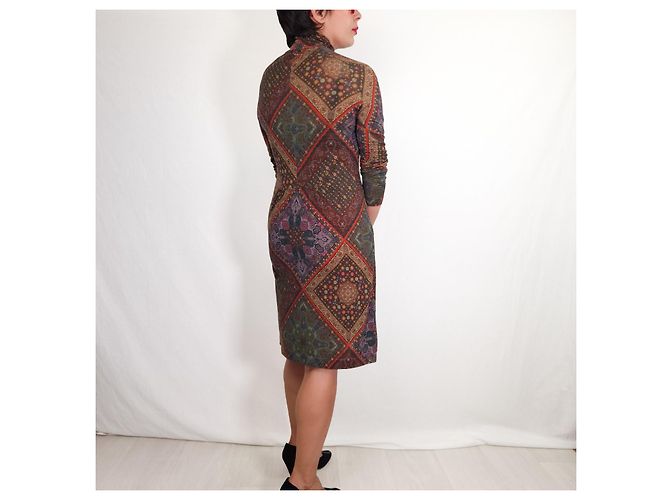 Etro Paisley-Print Kleid Multicolour Mehrfarben - Ansicht 5