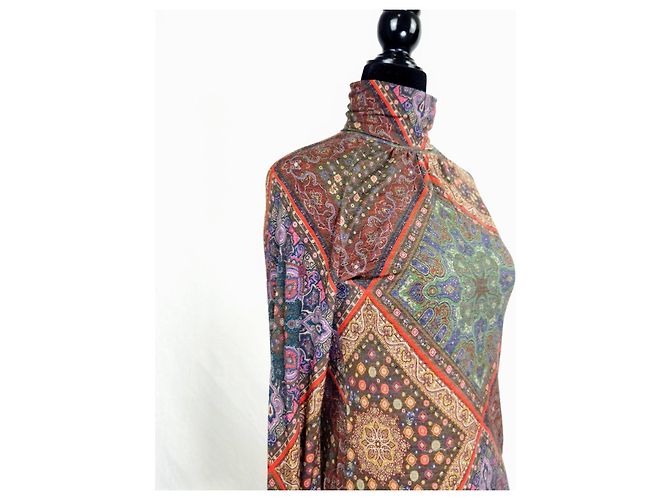 Etro Paisley-Print Kleid Multicolour Mehrfarben - Ansicht 6