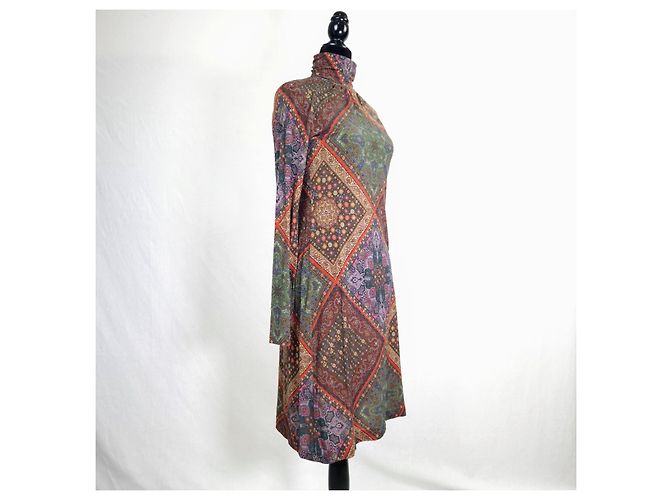 Etro Paisley-Print Kleid Multicolour Mehrfarben - Ansicht 7