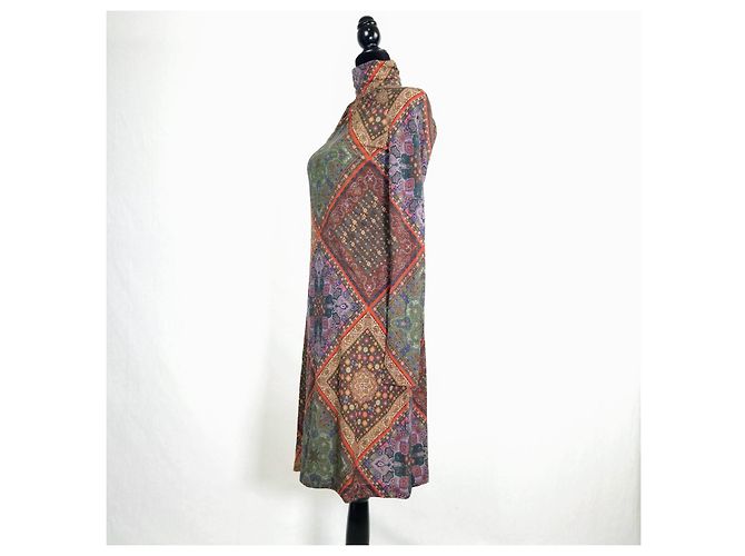 Etro Paisley-Print Kleid Multicolour Mehrfarben - Ansicht 8