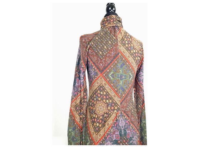 Etro Paisley-Print Kleid Multicolour Mehrfarben - Ansicht 9