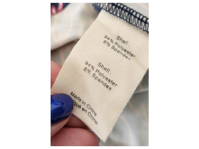 L'Agence Blusa L’Agence Harmony Chain Print Rosa Azul escuro - vista 7