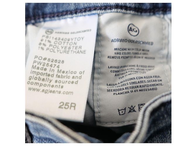 Autre Marque Jeans cigarette AG Prima 9 Years Trilogy Azul - vista 4