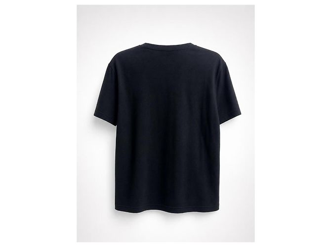 Chanel Camiseta de algodón negro bordada 2020 - vista 4