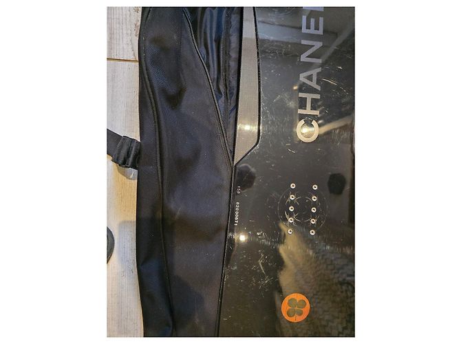 Chanel Black Snowboard with Bindings - view 13
