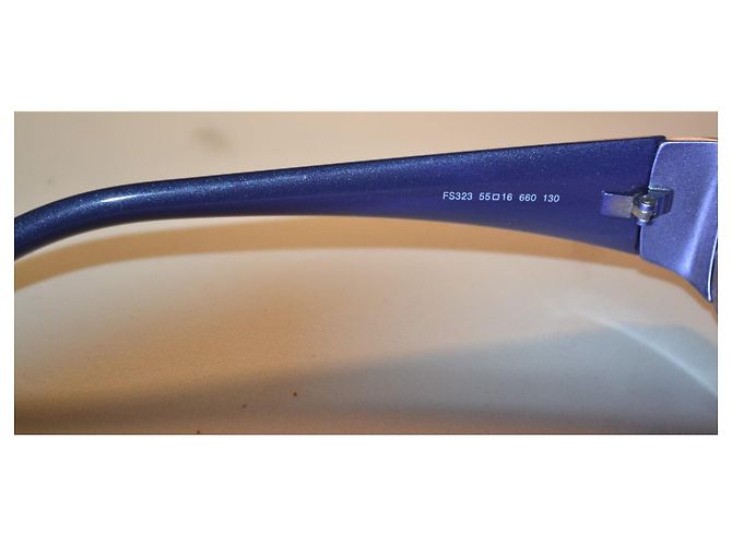 Gafas de sol Fendi FS323 Moradas Morado oscuro - vista 7