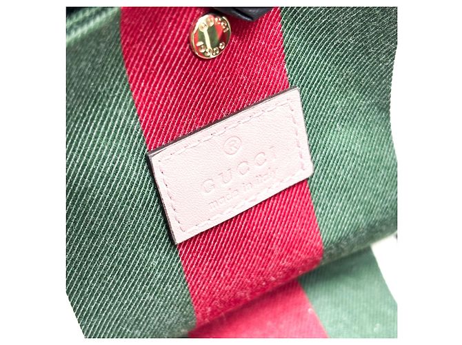 Borsa a secchiello Gucci GG Emblem GG Coated Canvas Rosa - view 5