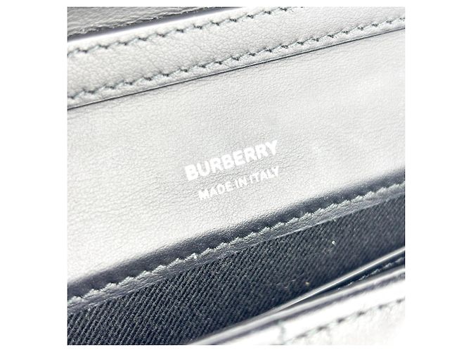 Burberry Lola Quilted Lambskin Small Blu navy - vista 6