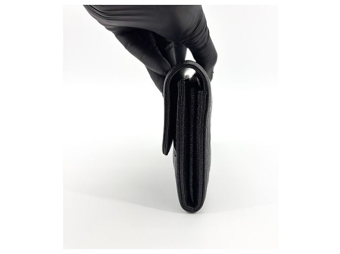 Chanel Boy Flap Quilted Caviar Long Negro - vista 3