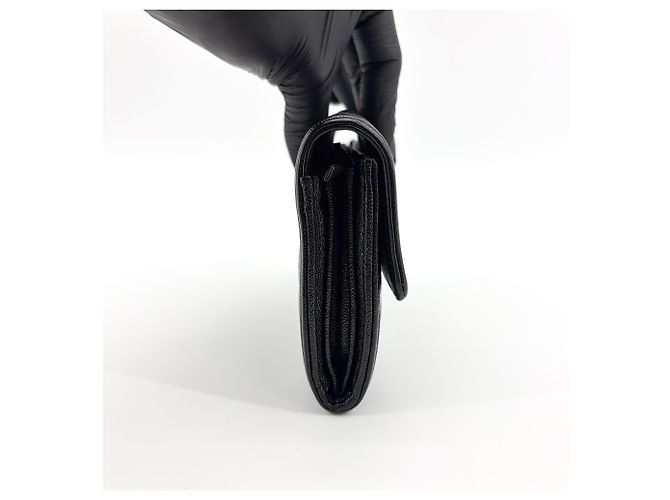 Chanel Boy Flap Quilted Caviar Long Negro - vista 4