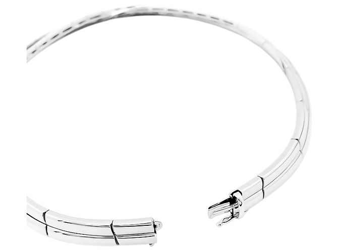 Van Cleef & Arpels Halskette, "Avignon", Weißgold, Diamanten. - Ansicht 5