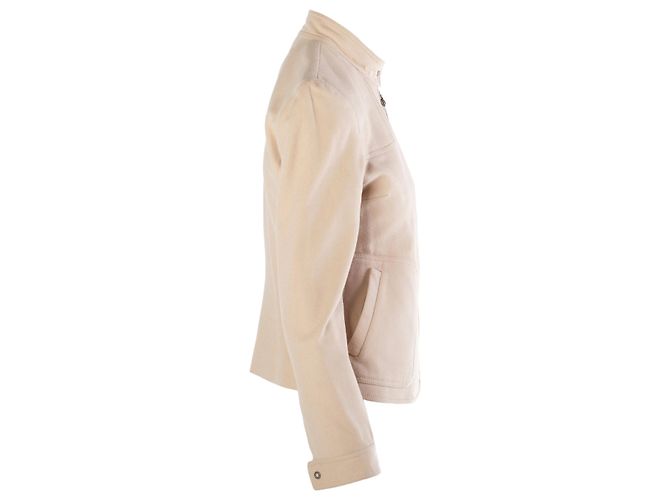 Conjunto de Casaco e Saia La Perla Openspace Beige em Lã Virgem e Cachemir Cru - vista 2