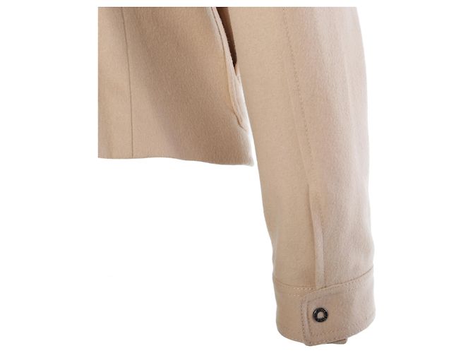 Conjunto de Casaco e Saia La Perla Openspace Beige em Lã Virgem e Cachemir Cru - vista 4