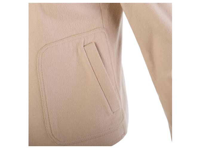 Conjunto de Casaco e Saia La Perla Openspace Beige em Lã Virgem e Cachemir Cru - vista 5