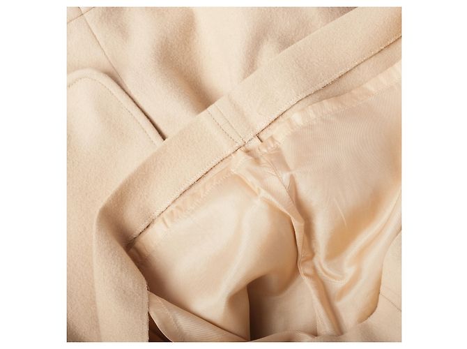 Conjunto de Casaco e Saia La Perla Openspace Beige em Lã Virgem e Cachemir Cru - vista 7