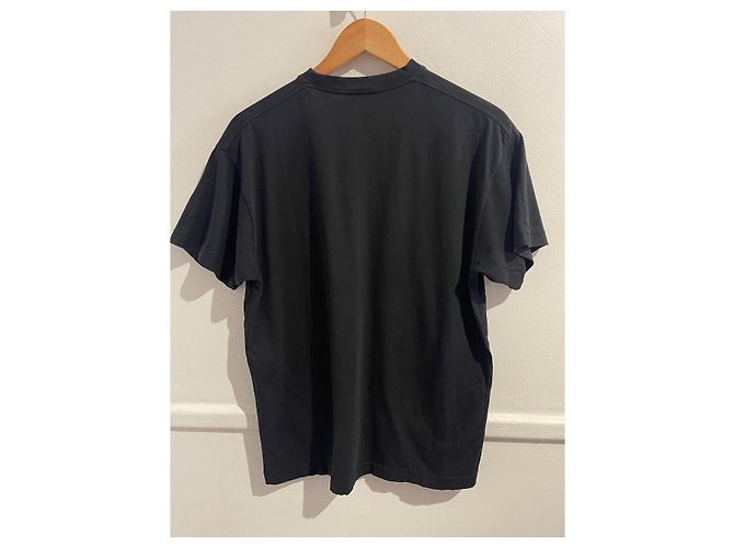 T-shirt Balenciaga Nera T.M Nero - vista 4