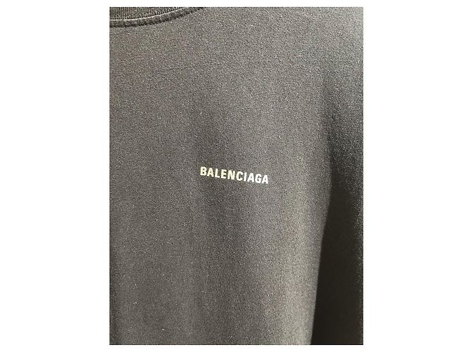 Camiseta Balenciaga negra Track T.L - vista 2