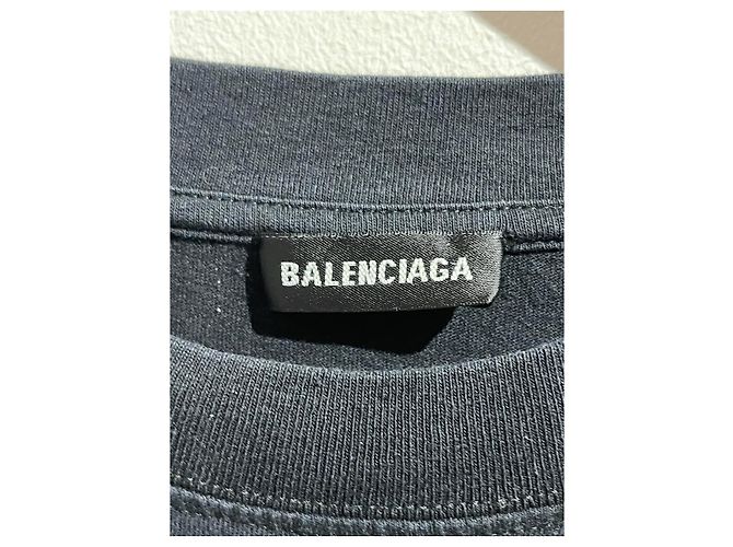 Camiseta Balenciaga negra Track T.L - vista 3