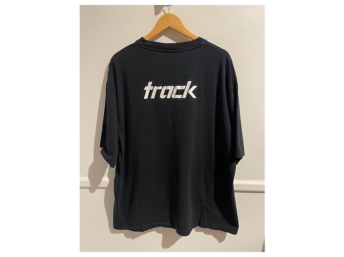 Camiseta Balenciaga negra Track T.L - vista 4