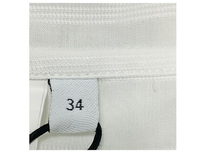 Camicia in cotone plissettata Optic White Loewe con ricamo logo Bianco - vista 5