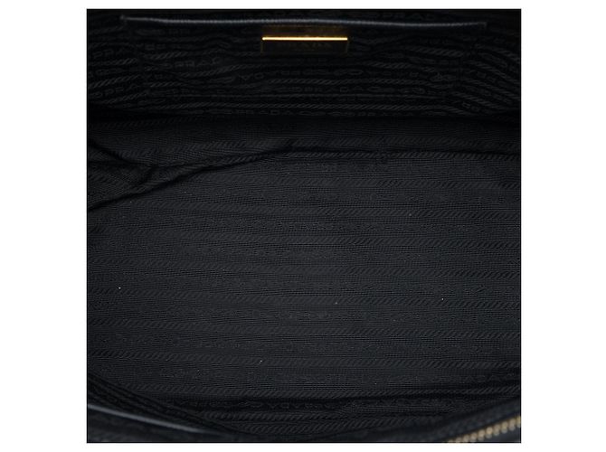 Bolso Prada Medium Saffiano Lux Galleria Double Zip Negro - vista 4
