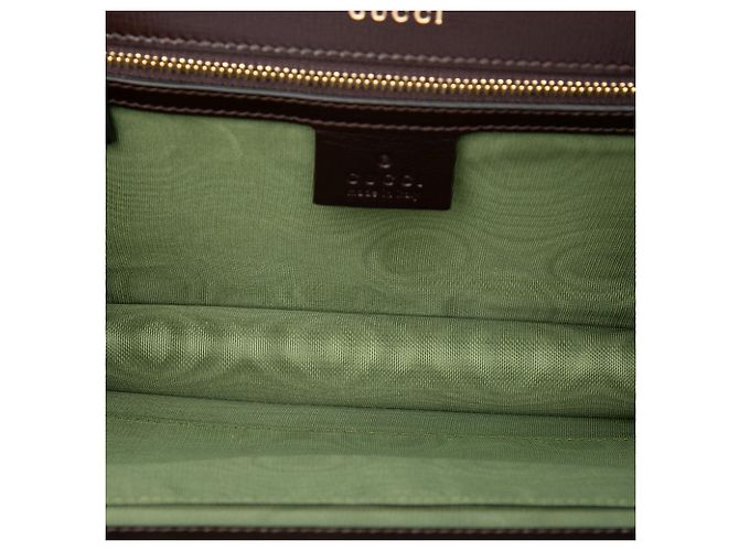 Borsa a tracolla Gucci Small Suede GG Ring Torchon marrone - vista 4