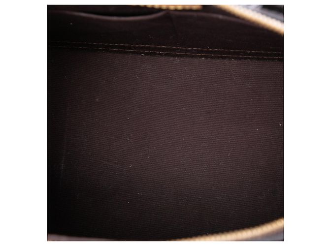 Borsa Louis Vuitton Monogram Vernis Alma PM Purple Porpora - vista 4