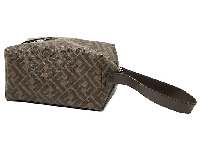 Necessaire / Pochette Fendi Zucca Canvas Marrone - vista 2