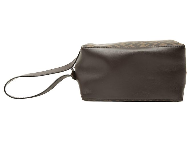 Necessaire / Pochette Fendi Zucca Canvas Marrone - vista 3