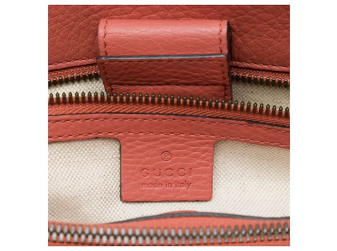 Borsa Gucci Medium Bamboo Shopper in pelle di vitello rosa - vista 5