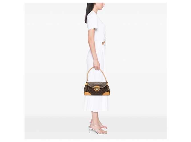 Louis Vuitton Monogram Beverly MM Schultertasche Braun - Ansicht 6