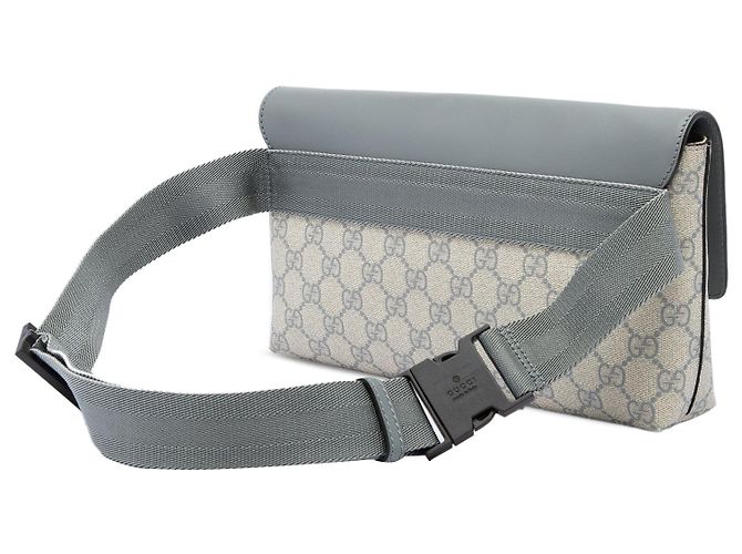 Borsetta a cintura con patta Gucci GG Supreme beige - vista 2