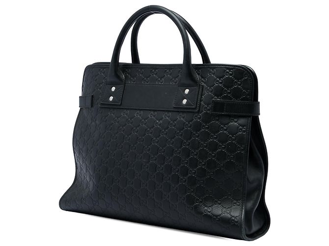 Borsa Business Gucci Guccissima Web Nera Nero - vista 2